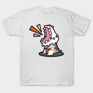 SM3GMASAURUS REX WHITE (ORANGE) T-Shirt